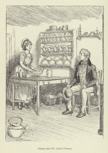 Illustration för Amos Barton av George Eliot av Hugh Thomson