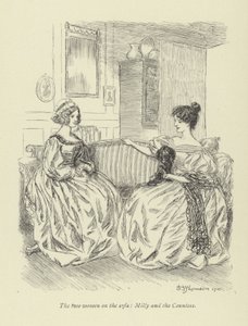 Illustration för Amos Barton av George Eliot av Hugh Thomson