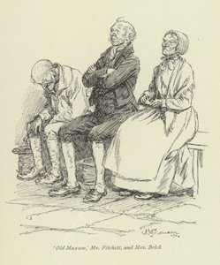 Illustration för Amos Barton av George Eliot av Hugh Thomson