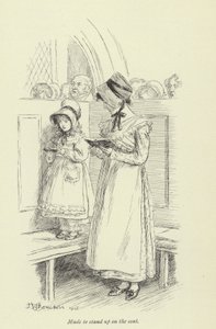 Illustration för Amos Barton av George Eliot av Hugh Thomson
