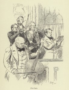 Illustration för Amos Barton av George Eliot av Hugh Thomson