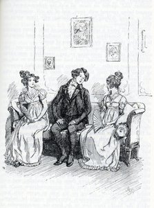 Illustration för "Emma" av Jane Austen (illustration) av Hugh Thomson