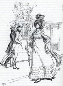 Illustration för "Emma" av Jane Austen (illustration) av Hugh Thomson