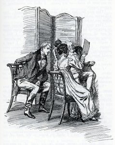 Illustration till "Emma" av Jane Austen. Av Hugh Thomson (illustration) av Hugh Thomson