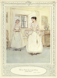 Illustration till Goldsmiths She Stoops to Conquer