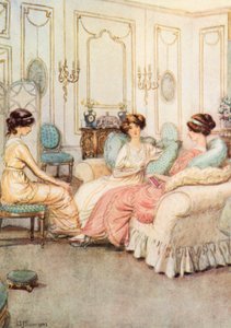 Illustration för J M Barrie The Admirable Crichton av Hugh Thomson
