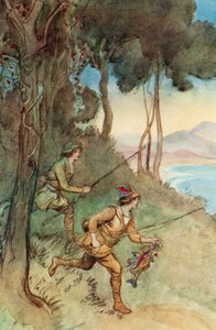 Illustration för J M Barrie The Admirable Crichton av Hugh Thomson