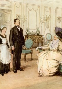 Illustration för J M Barrie The Admirable Crichton av Hugh Thomson