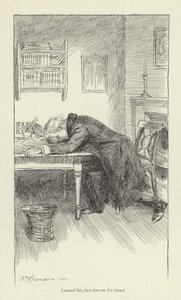 Illustration för Janets Repentance av George Eliot av Hugh Thomson