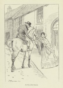 Illustration för Janets Repentance av George Eliot av Hugh Thomson