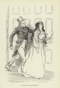 Illustration för Janets Repentance av George Eliot av Hugh Thomson