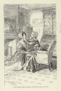 Illustration för Janets Repentance av George Eliot av Hugh Thomson