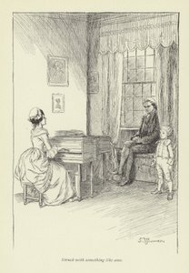Illustration till Mr Gilfils Love Story av George Eliot av Hugh Thomson
