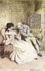 Illustration till Mr Gilfils Love Story av George Eliot av Hugh Thomson