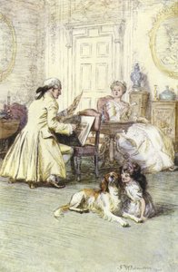 Illustration till Mr Gilfils Love Story av George Eliot av Hugh Thomson