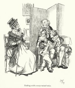 Illustration for Persuasion av Jane Austen (litho) av Hugh Thomson