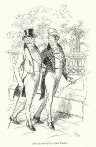 Illustration for Persuasion av Jane Austen (litho) av Hugh Thomson