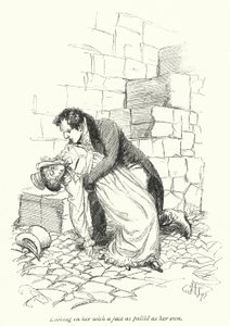 Illustration for Persuasion av Jane Austen (litho) av Hugh Thomson
