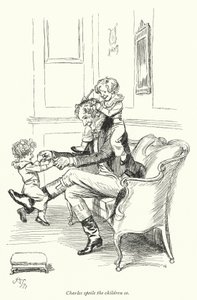 Illustration for Persuasion av Jane Austen (litho) av Hugh Thomson