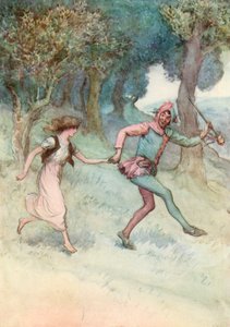Illustration för Shakespeares som du gillar det av Hugh Thomson