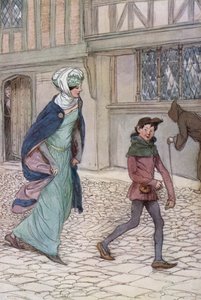 Illustration för The Merry Wives of Windsor av Hugh Thomson