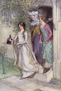 Illustration för The Merry Wives of Windsor av Hugh Thomson