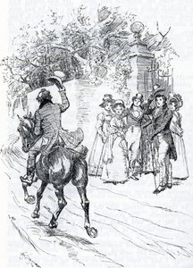 "Mr Perry passant a cheval" (illustration) av Hugh Thomson