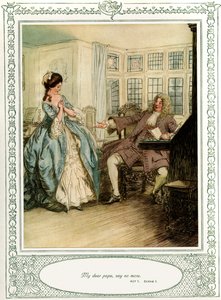 Oliver Goldsmiths pjäs She Stoops to Conquer av Hugh Thomson