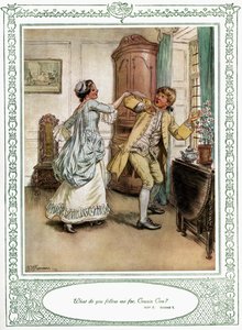 Oliver Goldsmiths pjäs She Stoops to Conquer av Hugh Thomson