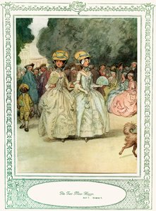 Oliver Goldsmiths pjäs She Stoops to Conquer av Hugh Thomson