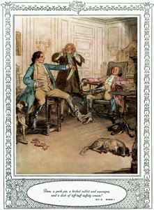 Oliver Goldsmiths pjäs She Stoops to Conquer av Hugh Thomson