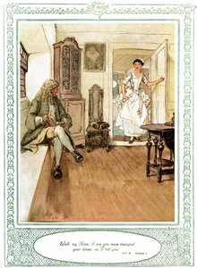 Oliver Goldsmiths pjäs She Stoops to Conquer av Hugh Thomson