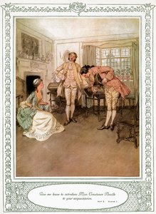 Oliver Goldsmiths pjäs She Stoops to Conquer av Hugh Thomson