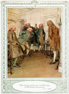 Oliver Goldsmiths pjäs She Stoops to Conquer av Hugh Thomson