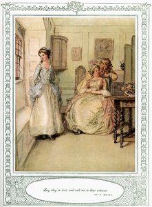 Oliver Goldsmiths pjäs She Stoops to Conquer av Hugh Thomson