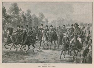 Rotten Row, Hyde Park, London av Hugh Thomson