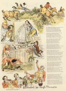 En serie illustrationer som skildrar Hollydale Hunt
