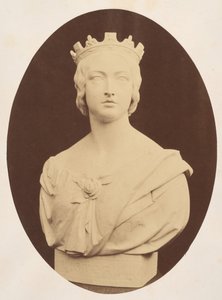 Kopia av en byst av Hennes Majestät Drottning Victoria, av Joseph Durham, Esq. F.S.A., 1857. av Hugh Welch Diamond