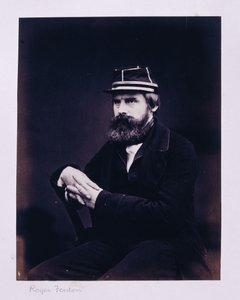 Porträtt av Roger Fenton av Hugh Welch Diamond