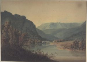 Utsikt över Braemar, North Highlands av Hugh William Williams