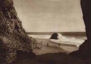 Mexiko: Costa de Salina Cruz (svartvitt foto) av Hugo Brehme