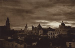 Mexiko: Cuernavaca (svartvitt foto) av Hugo Brehme