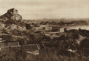 Mexiko: Hamnen i Mazatlan (svartvitt foto) av Hugo Brehme