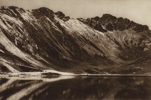 Mexiko: Nevado de Toluca, Estado Mejico (svartvitt foto) av Hugo Brehme