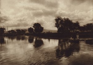 Mexiko: Ocotlan, delstaten Jalisco (svartvitt foto) av Hugo Brehme