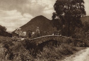 Mexiko: San Bartolito (svartvitt foto) av Hugo Brehme