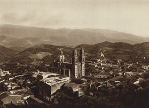 Mexiko: Taxco (svartvitt foto) av Hugo Brehme