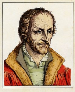 Philippe Melanchthon - Filippo MELANTONE (1497-1560),1854 (gravyr) av Hugo Bürkner