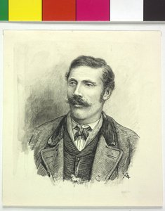 Klosterteckning i svart Typ av en tysk von Carinthia av Hugo Charlemont