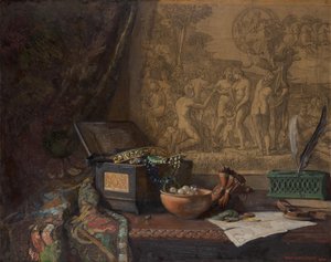Stilleben med Paris-dom av Hugo Charlemont